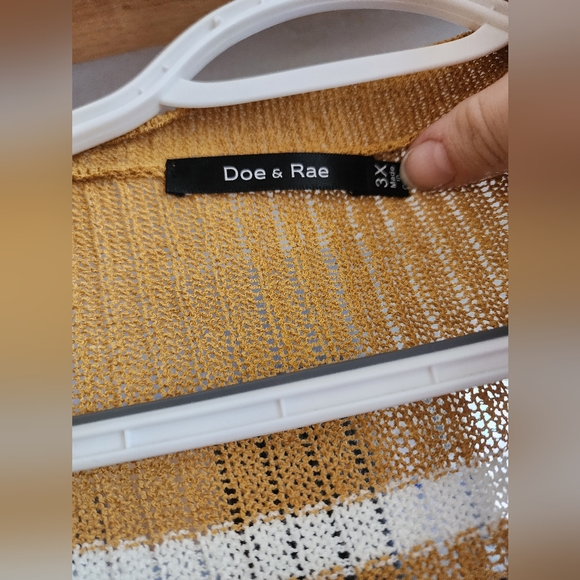 Doe & Rae Striped Duster Cardigan - Picture 3 of 3